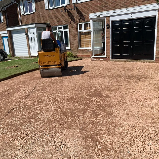 Driveway before